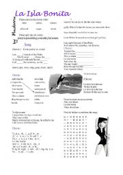 English Worksheet: Madonna 