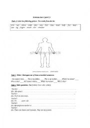 6th form and 7th form revision sheet. Label the picture and dialogue completion 