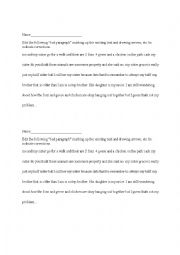 English Worksheet: Grammar Quiz