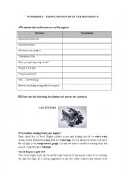 English Worksheet: Useful sentences to use at the car repair office