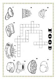 FOOD CROSSWORDS