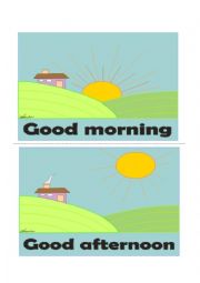 English Worksheet: Greetings1234