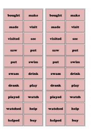 English Worksheet: Domino game