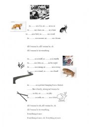 English Worksheet: Fill in the gaps (Lenka: Everything at once lyrics)