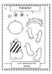 English Worksheet: BODY PARTS