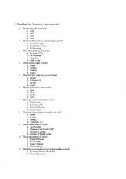 English Worksheet: 13 Days Movie Sheet