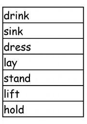 ing word spelling activity