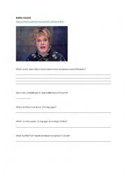 English Worksheet: Eddie Izzard