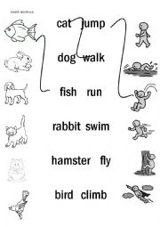 English Worksheet: Pets 3 - P1