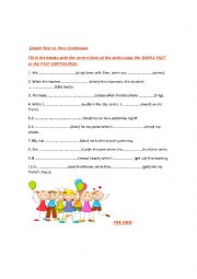 English Worksheet: Simple Past vs Past Continuous