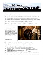 English Worksheet: The Hobbit