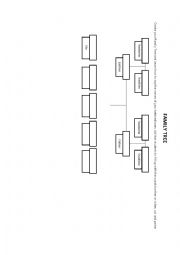 English Worksheet: Family Tree