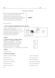 English Worksheet: Passenger Let her go