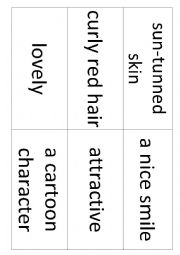 English Worksheet: Appearance vocabulary game