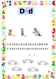 ALPHABET LETTERS D - E