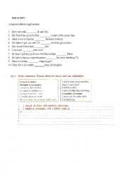 English Worksheet: And /  but - conjunctions exercises