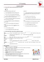 English Worksheet: Healthy Lifestyle