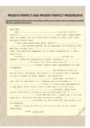 English Worksheet: Present Perfect: Simple or Continuous?