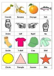 English Worksheet: Choose the correct picture or words.