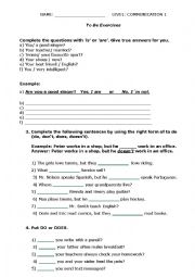 English Worksheet: SIMPLE PAST