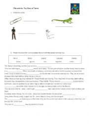 English Worksheet: Film activity: Toy Story of Terror