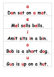 English Worksheet: voul sounds