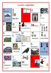 LONDON ALPHABET & LONDON QUIZ