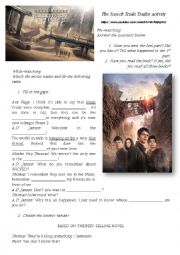 Maze Runner: The Scorch Trials trailer activity 