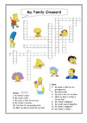 My family Crossword