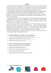 English Worksheet:  Teen world-fashion