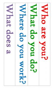 English Worksheet: slot phrases