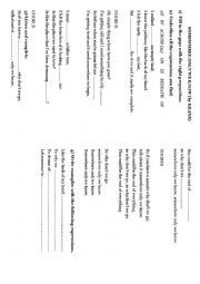 English Worksheet: Somewhere only we know