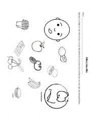 English Worksheet: Likes and dislikes