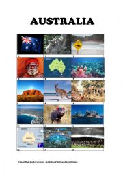 English Worksheet: Culture/Australia and New Zealand