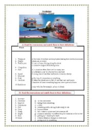 English Worksheet: Transport expressions