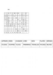 wordsearch regular verbs 