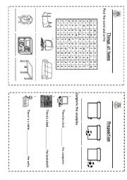 English Worksheet: THINGS AT HOME