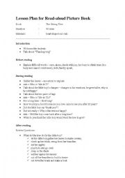 English Worksheet: Lesson Plan for 