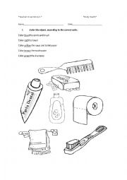 English Worksheet: Good health