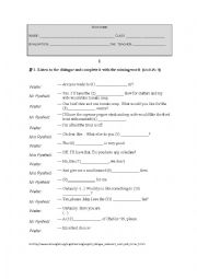 English Worksheet: Restaurant and Bar Worksheet