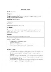 English Worksheet: Drawing together