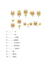 English Worksheet: position1