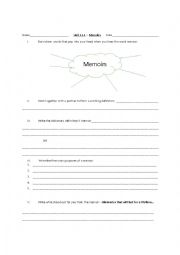 English Worksheet: Introduction to memoirs 