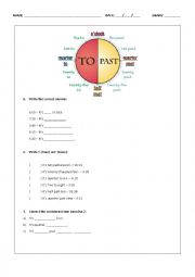 English Worksheet: Telling the time