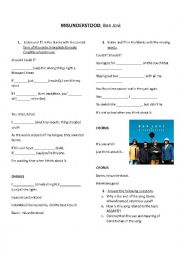 English Worksheet: Misunderstood -Bon Jovi-