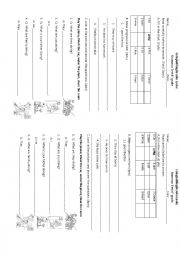 English Worksheet: Present progressive test