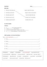 English Worksheet: 5 
