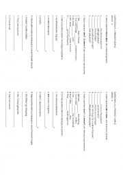 English Worksheet: Present Simple questions and negatives