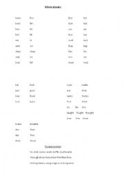 English Worksheet: Pronunciation - minimal pairs