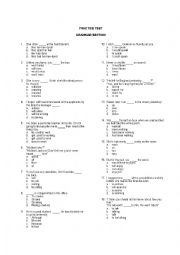 English Worksheet: TEST ADVANCED LEVEL